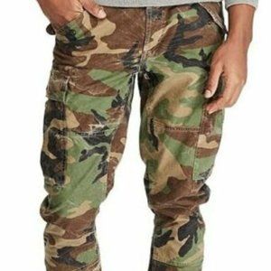 MENS POLO RALPH LAUREN SLIM CAMO CARGO PANTS
